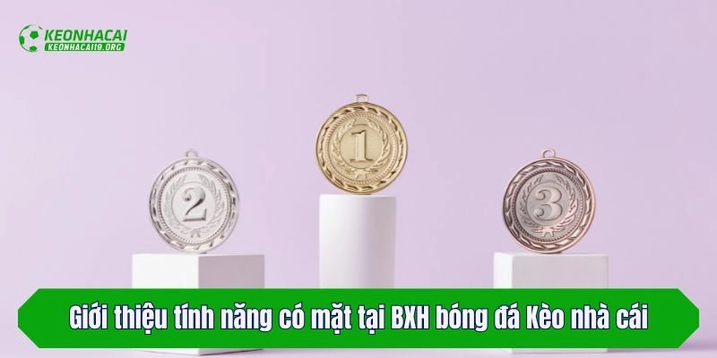 Giới thiệu tính năng có mặt tại BXH bóng đá Kèo nhà cái